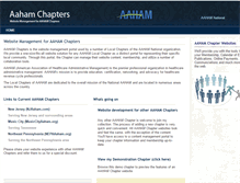 Tablet Screenshot of aahamchapter.org